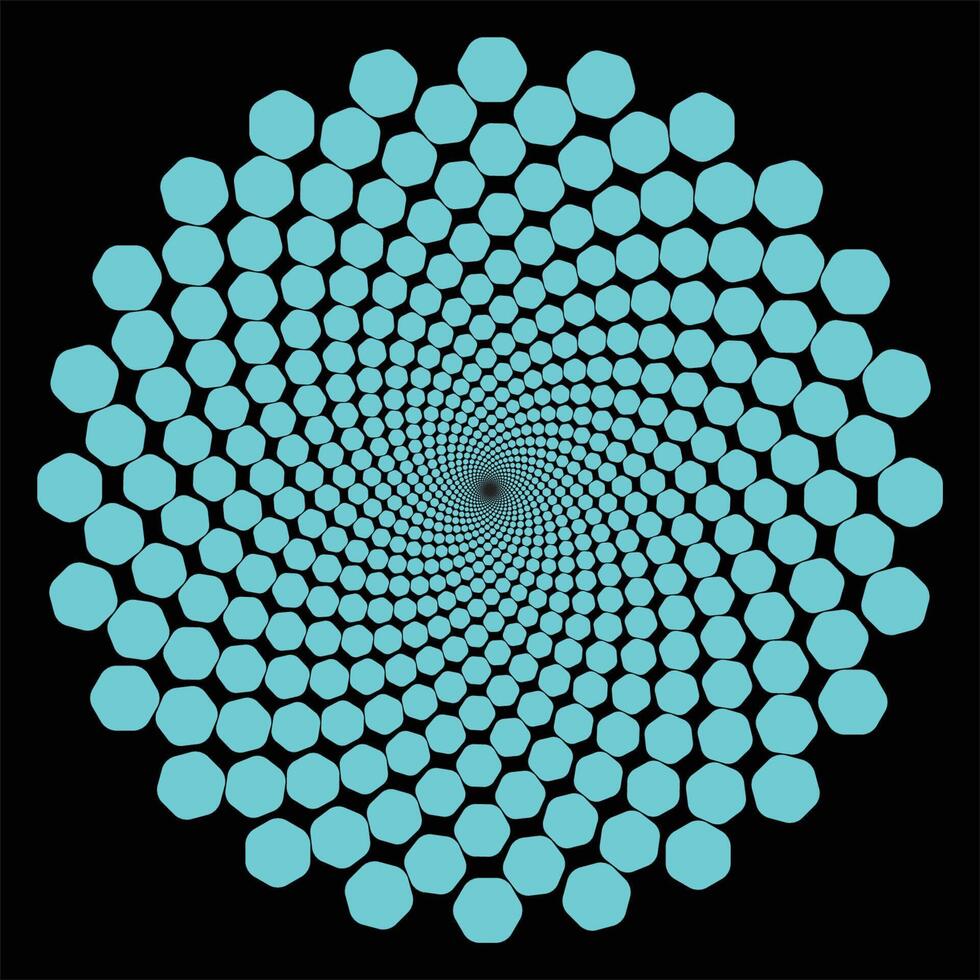 Decorative Mandala with Shapes vector
