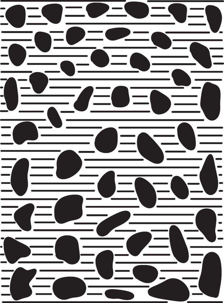 Lines and Shapes pattern cow cute background lines and strips vector