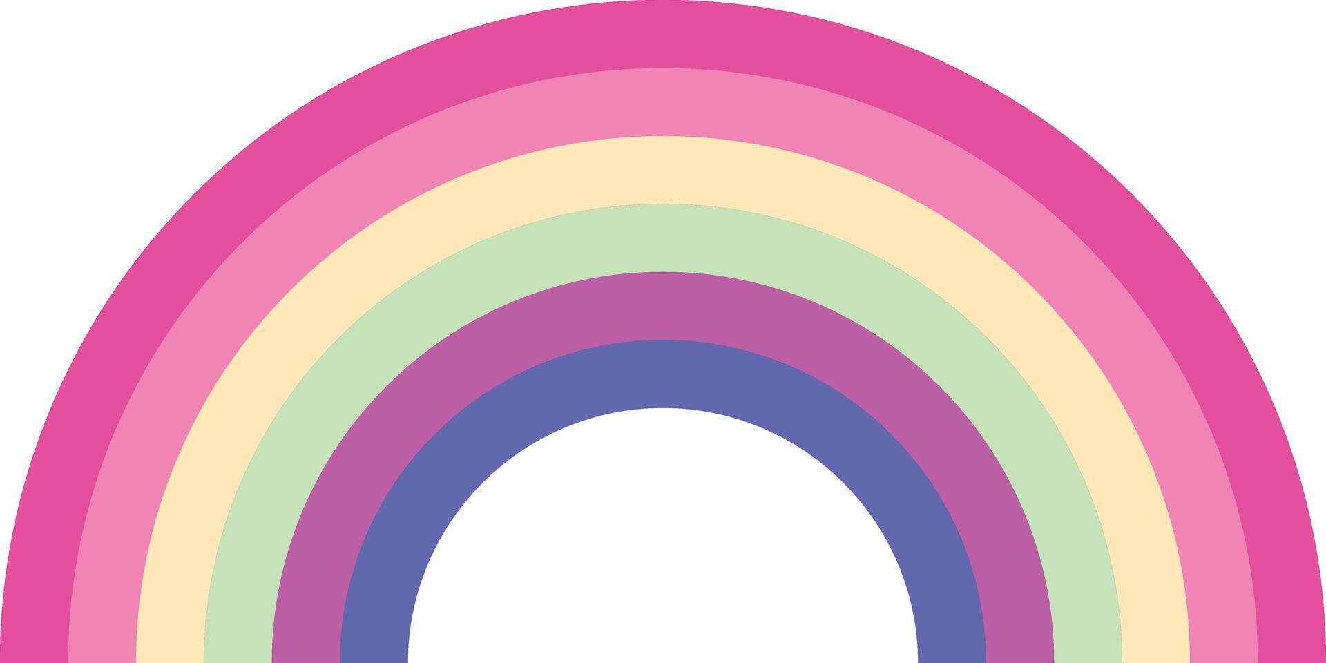 the amazing rainbow series cartoon vector