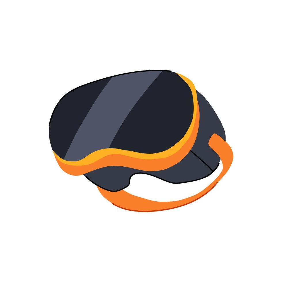 interactive augmented reality ar glasses cartoon item vector