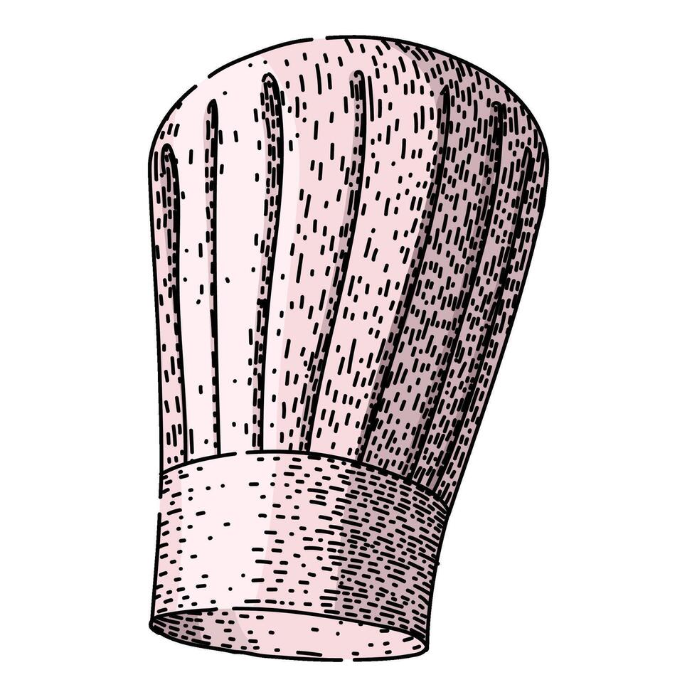 uniform chef hat hand item vector