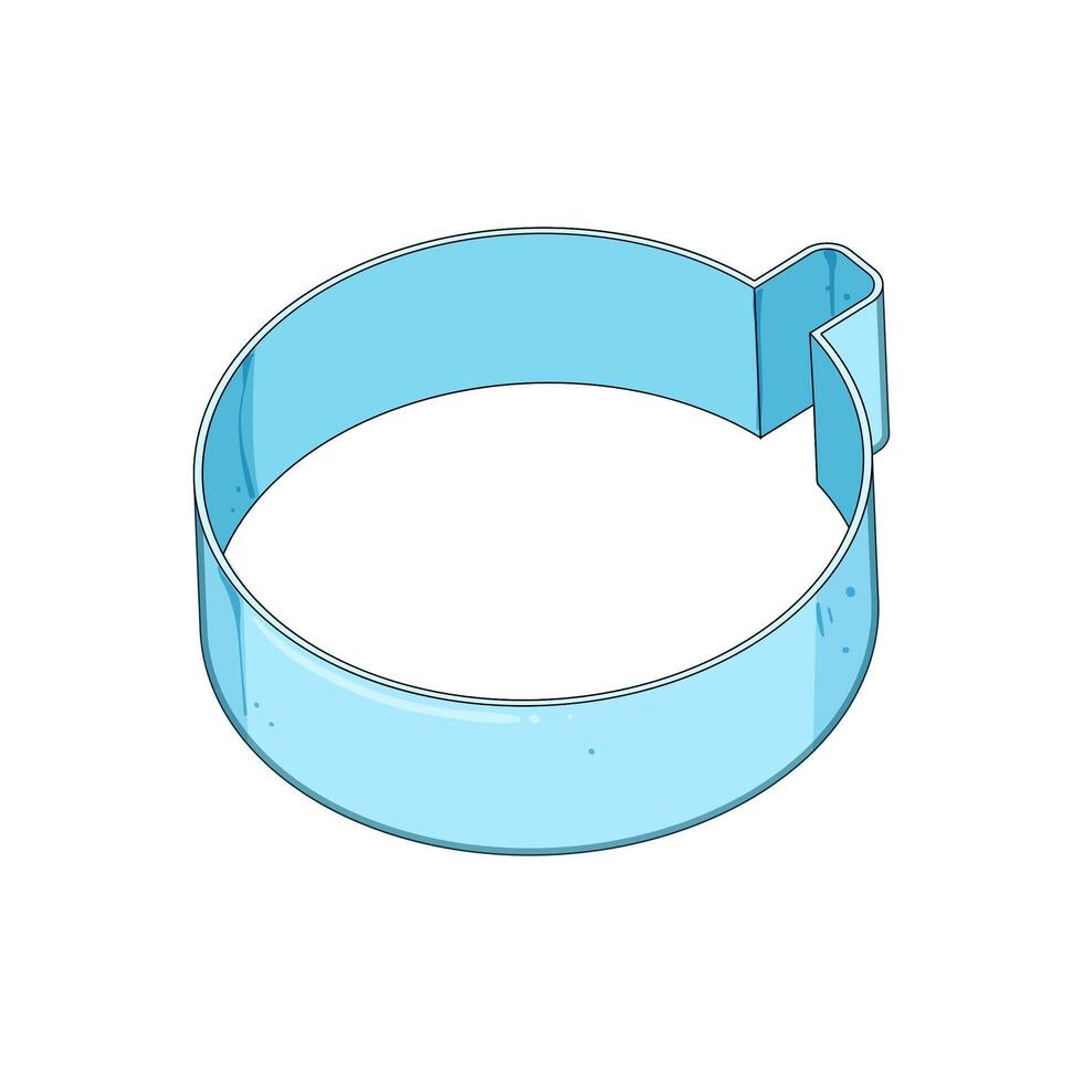 kitchen cookie cutter cartoon item vector