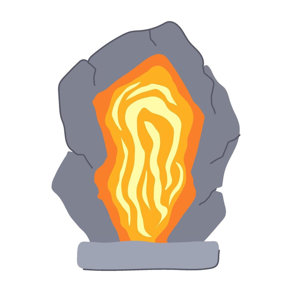 passage magic door portal cartoon item vector