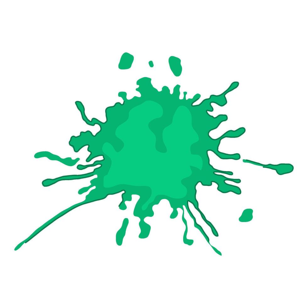 texture paint splatter cartoon item vector
