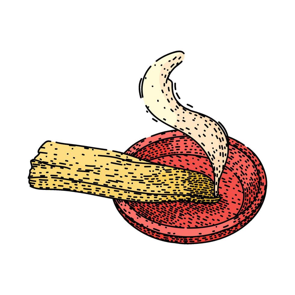 palo santo sketch hand drawn item vector