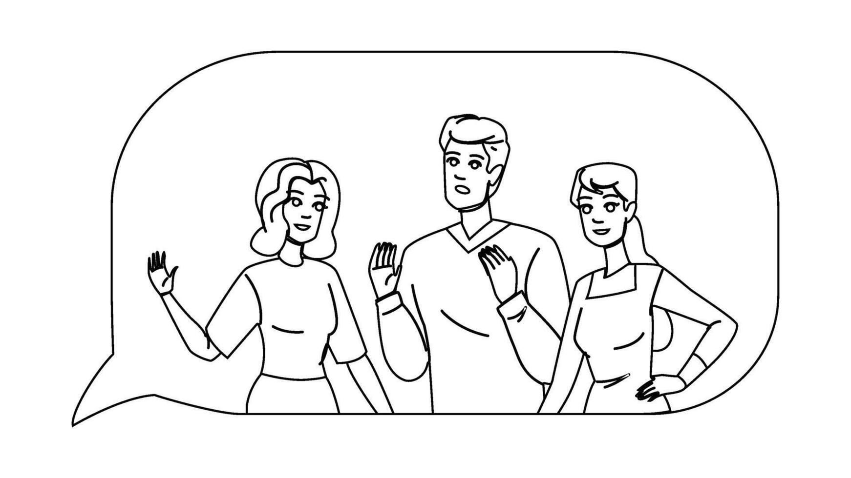 employee community engagement people vector
