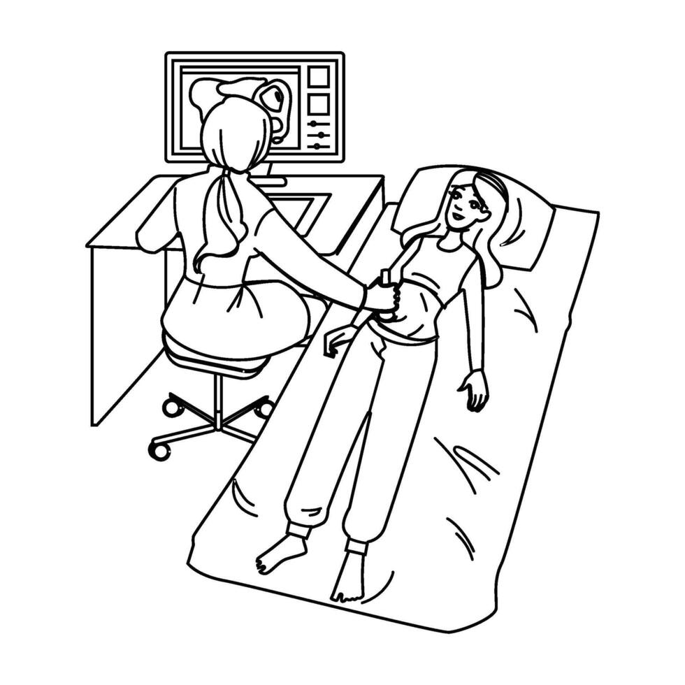 medical gynecologist woman health people vector