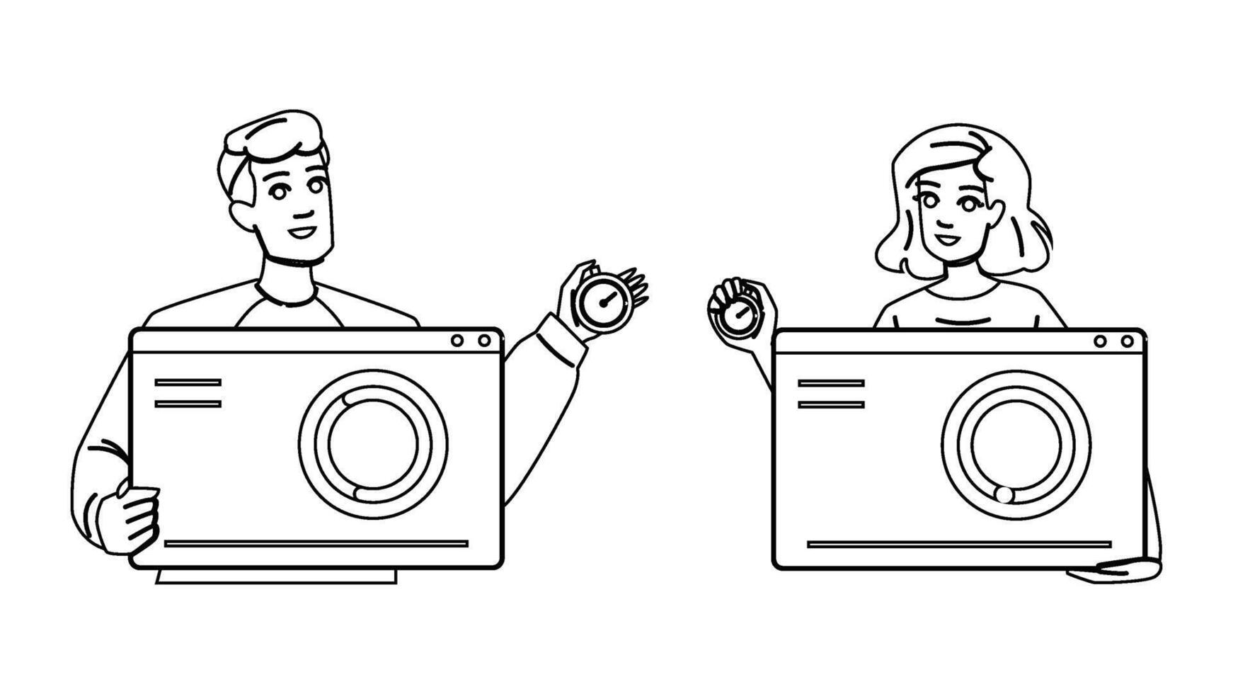 page speed people vector