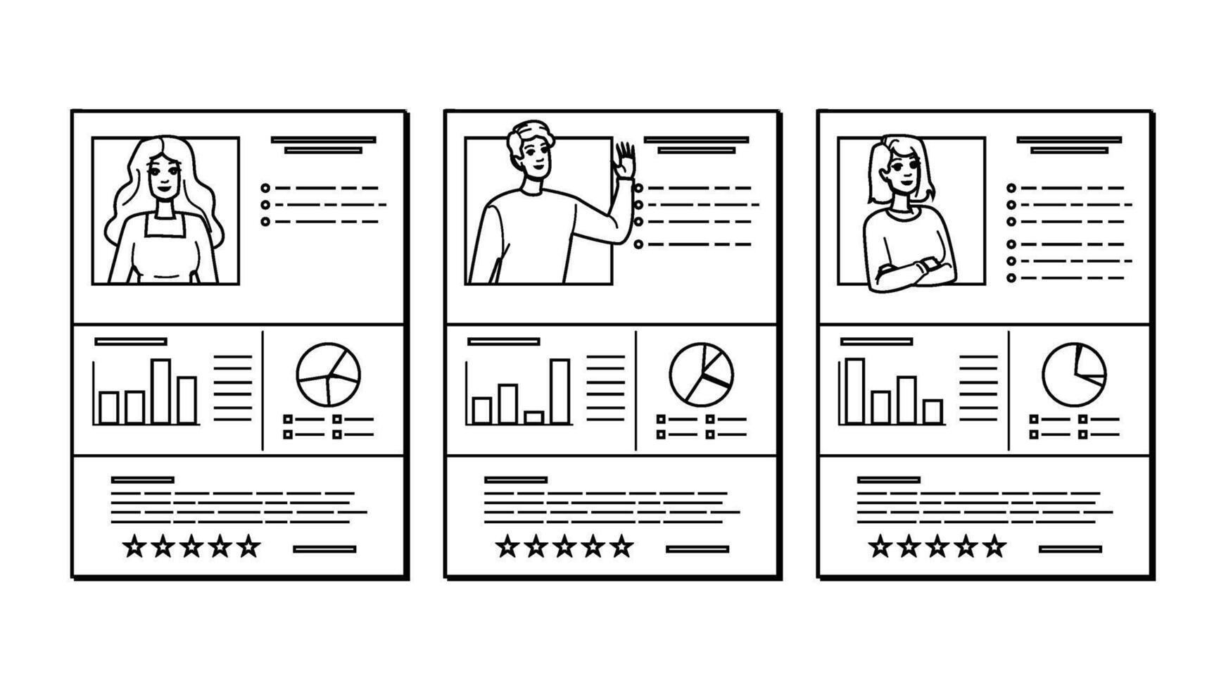 assessment performance appraisal people vector