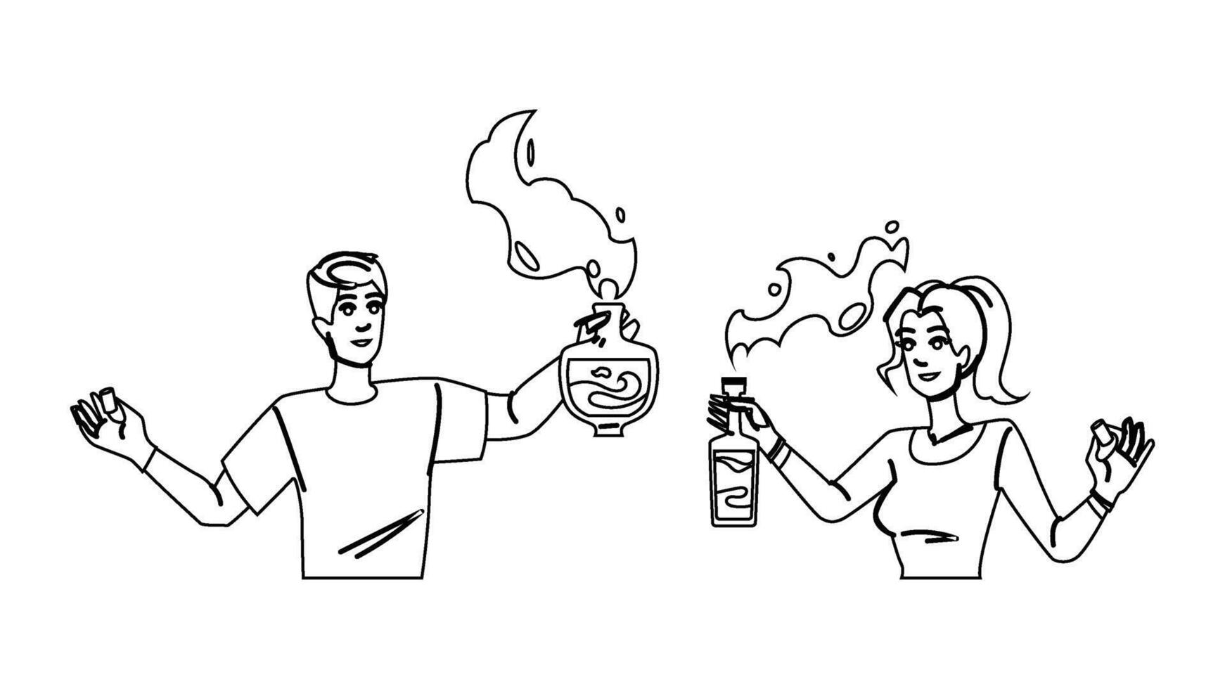 venom poisonous bottle people vector