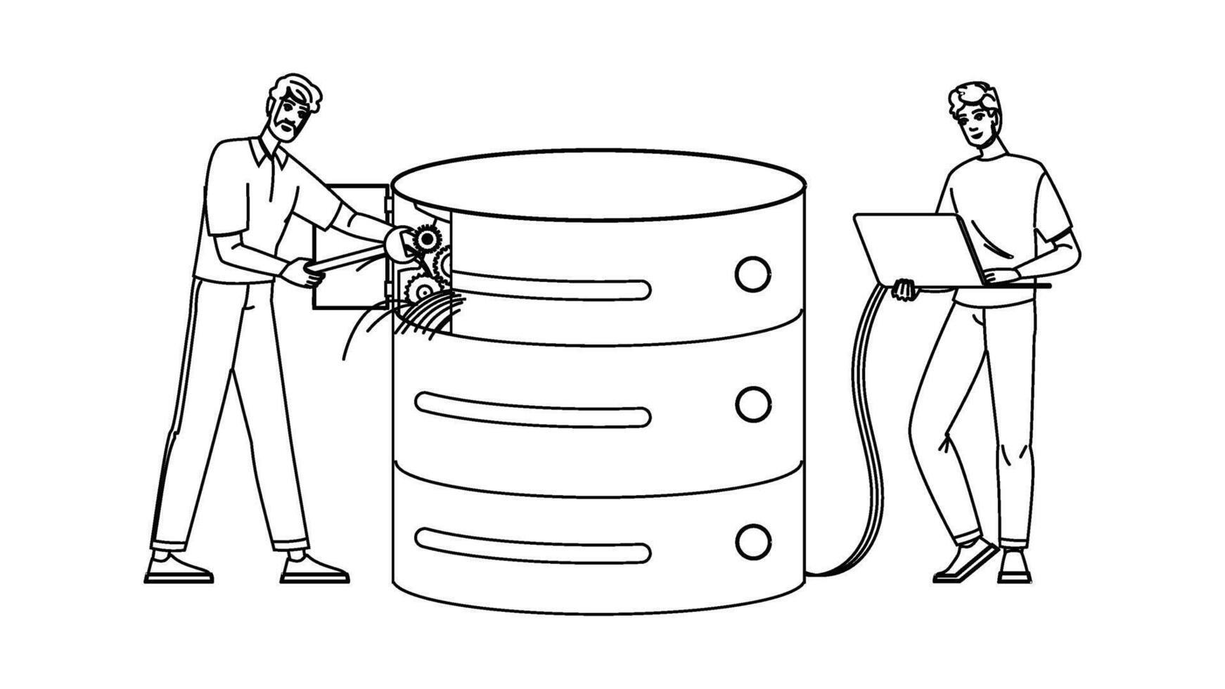schema setting up database people vector