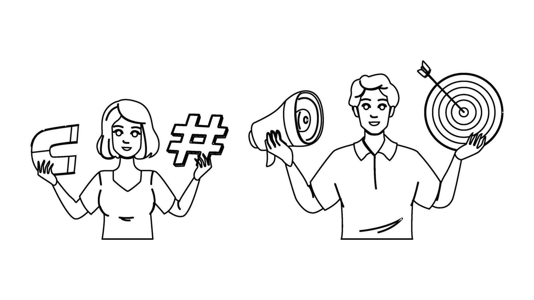 business strategy social media vector