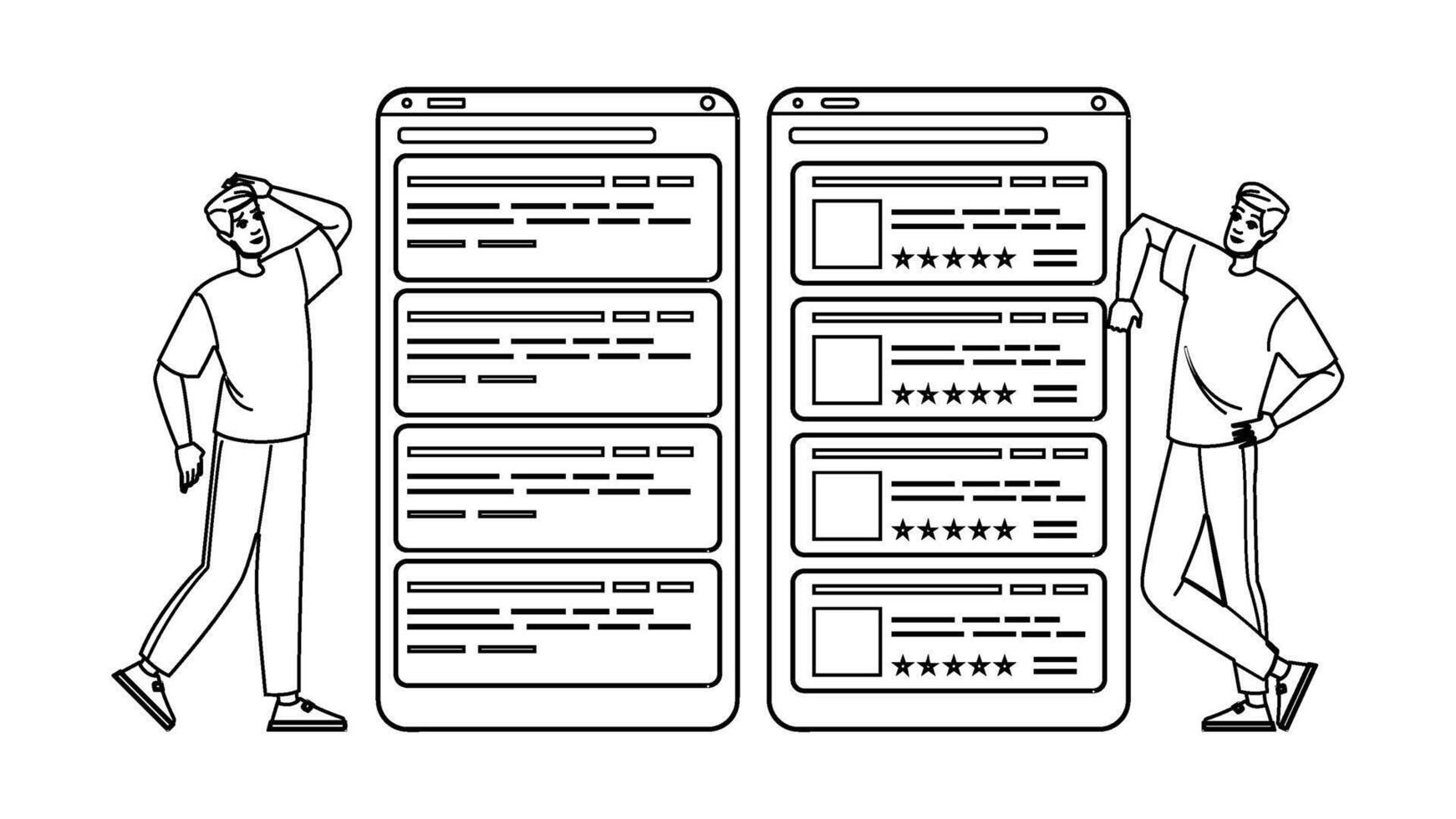 snippets structured data markup people vector