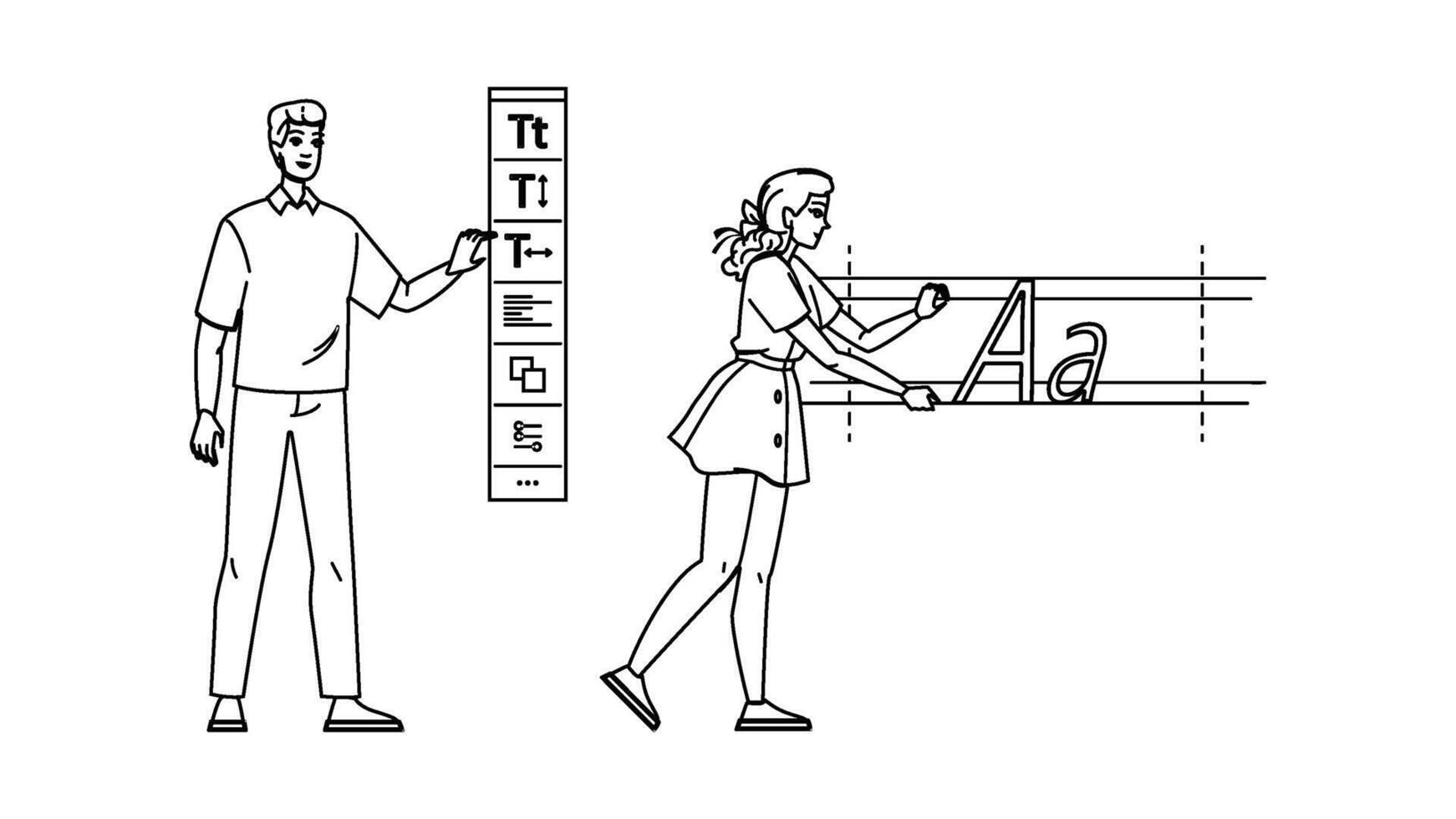 book typography website people vector