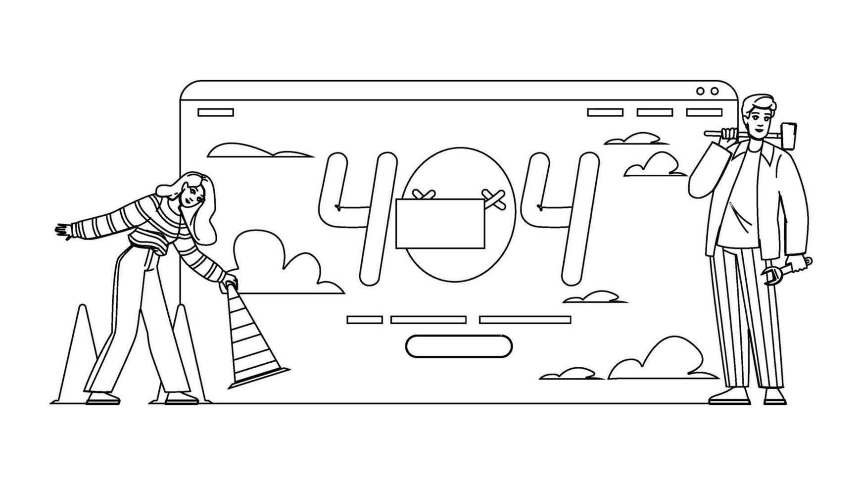 found 404 error vector