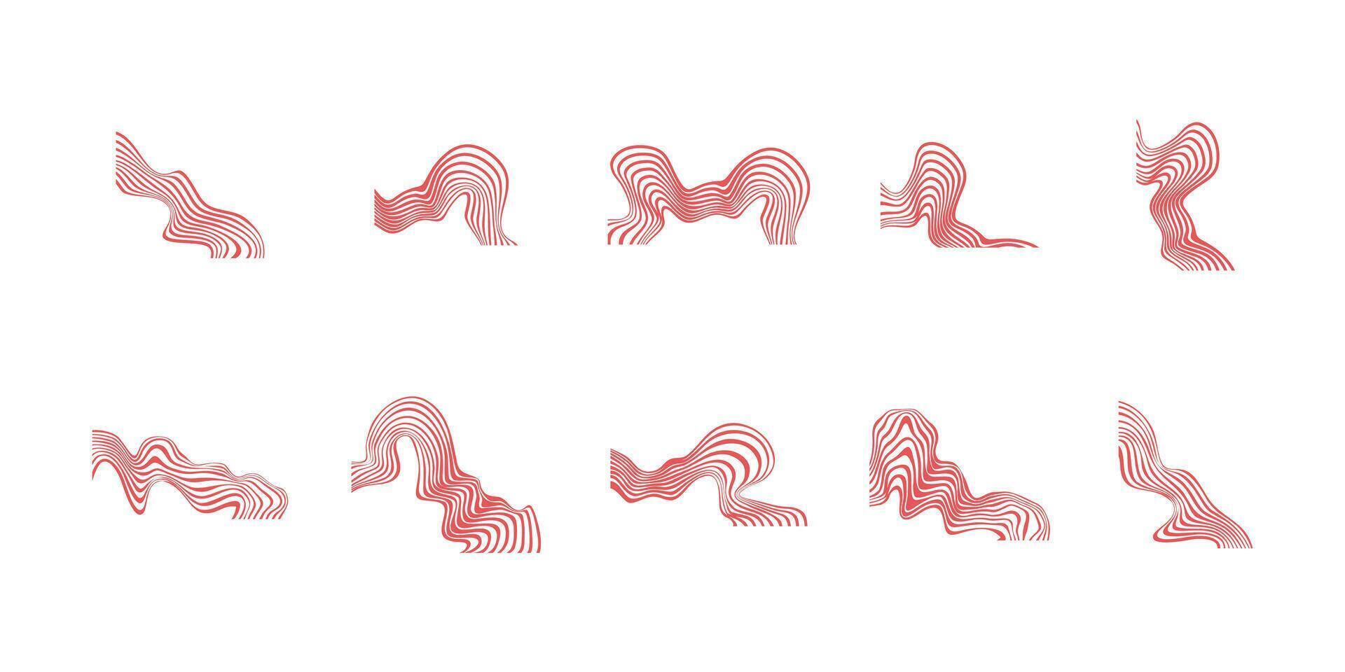 Dynamic Abstract Element Illustration vector
