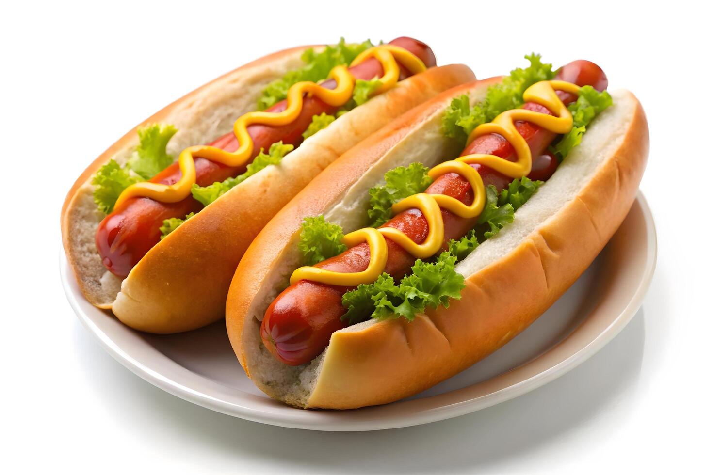 Delicious Hot Dogs Ready to Eat photo