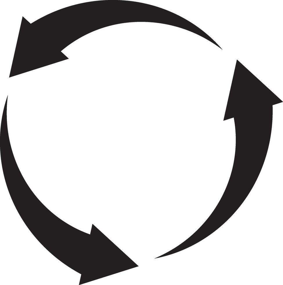Circle arrow icon. refresh reload arrow symbol vector