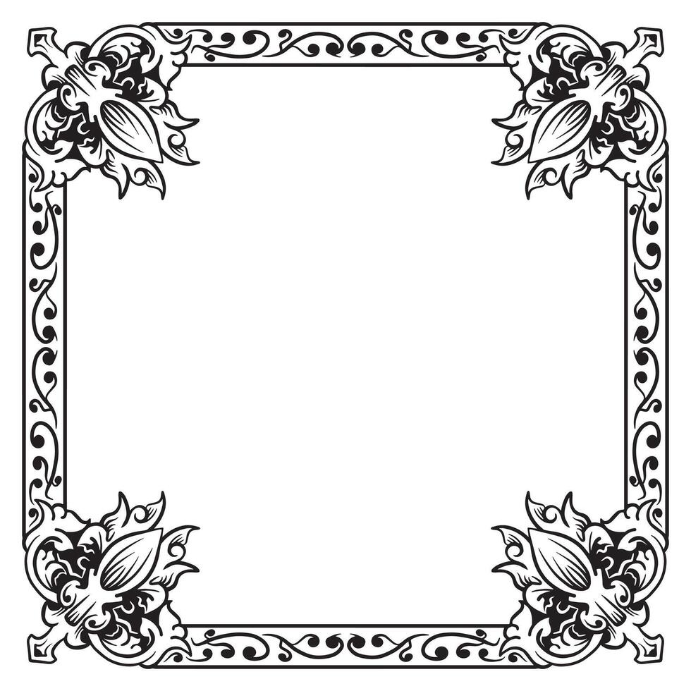 Ornamental Frames Geometric Lineart Decorative Decorative Craft vector