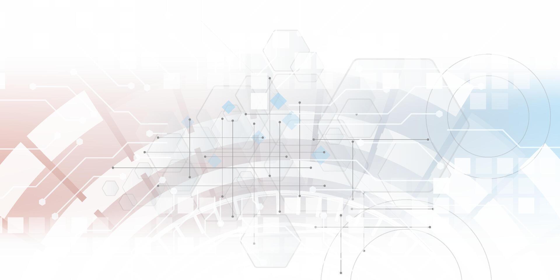 Abstract hexagon background. Technology polygonal design. Digital futuristic minimalism. vector
