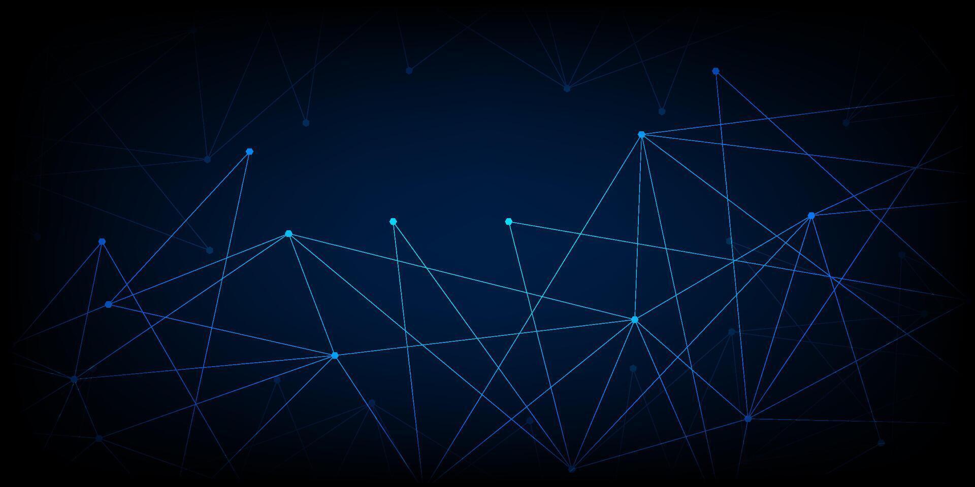 Connected polygons plexus background, digital data visualization. illustration vector