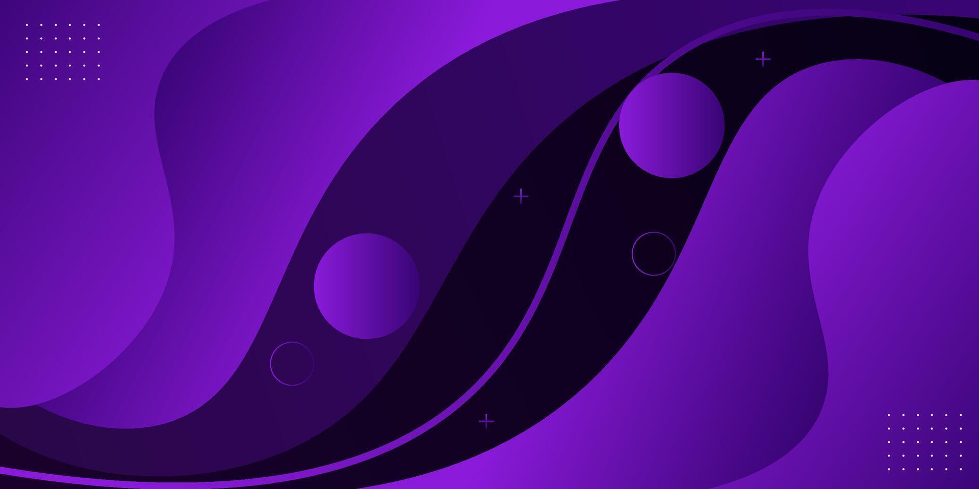 Abstract minimal purple wave 3D background. Simple wave and line color geometric pattern. Modern banner design. Eps10 vector