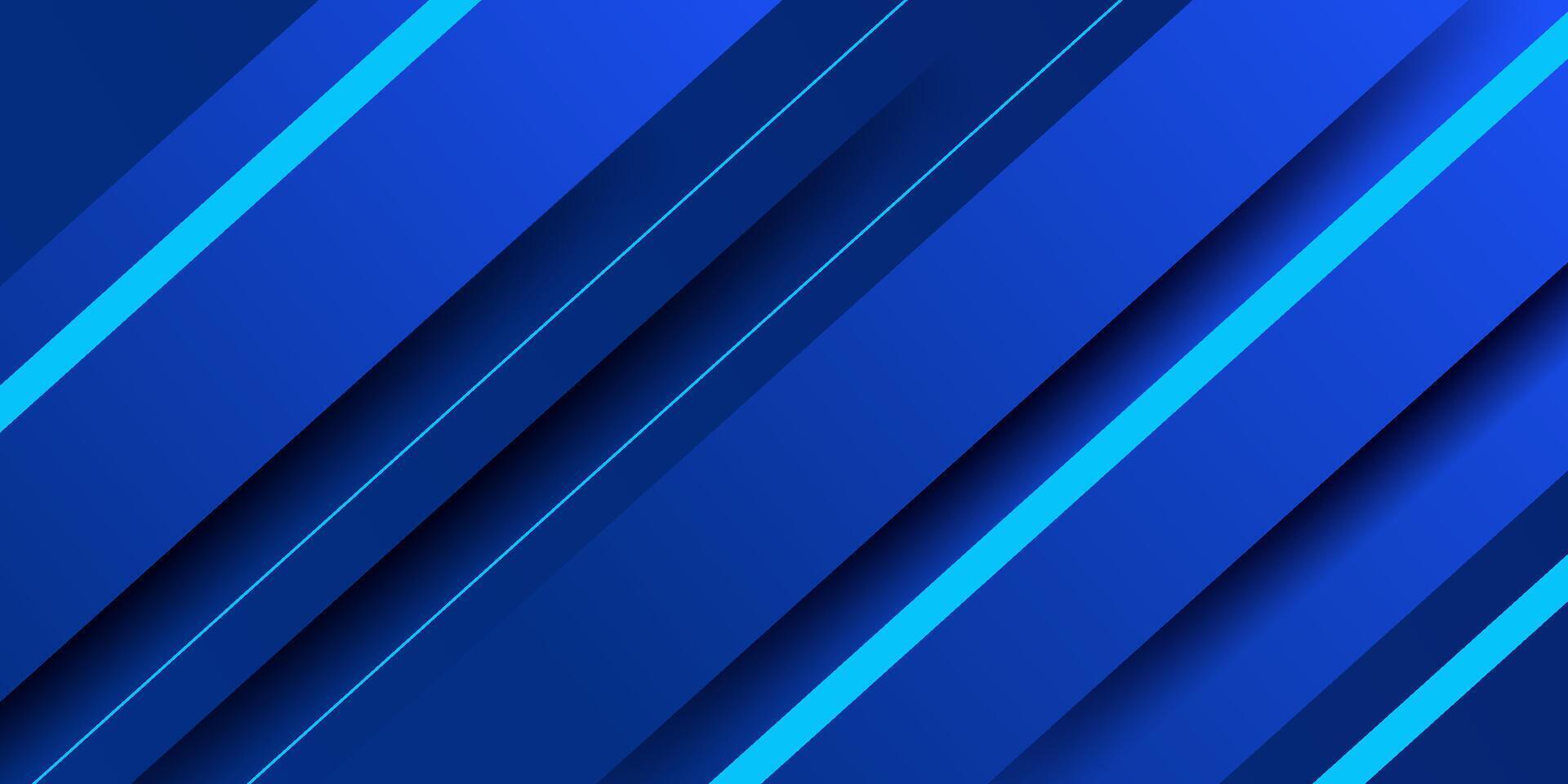 Abstract blue futuristic background overlapping. Rectangle shape pattern design with shadow and lines. Eps10 vector