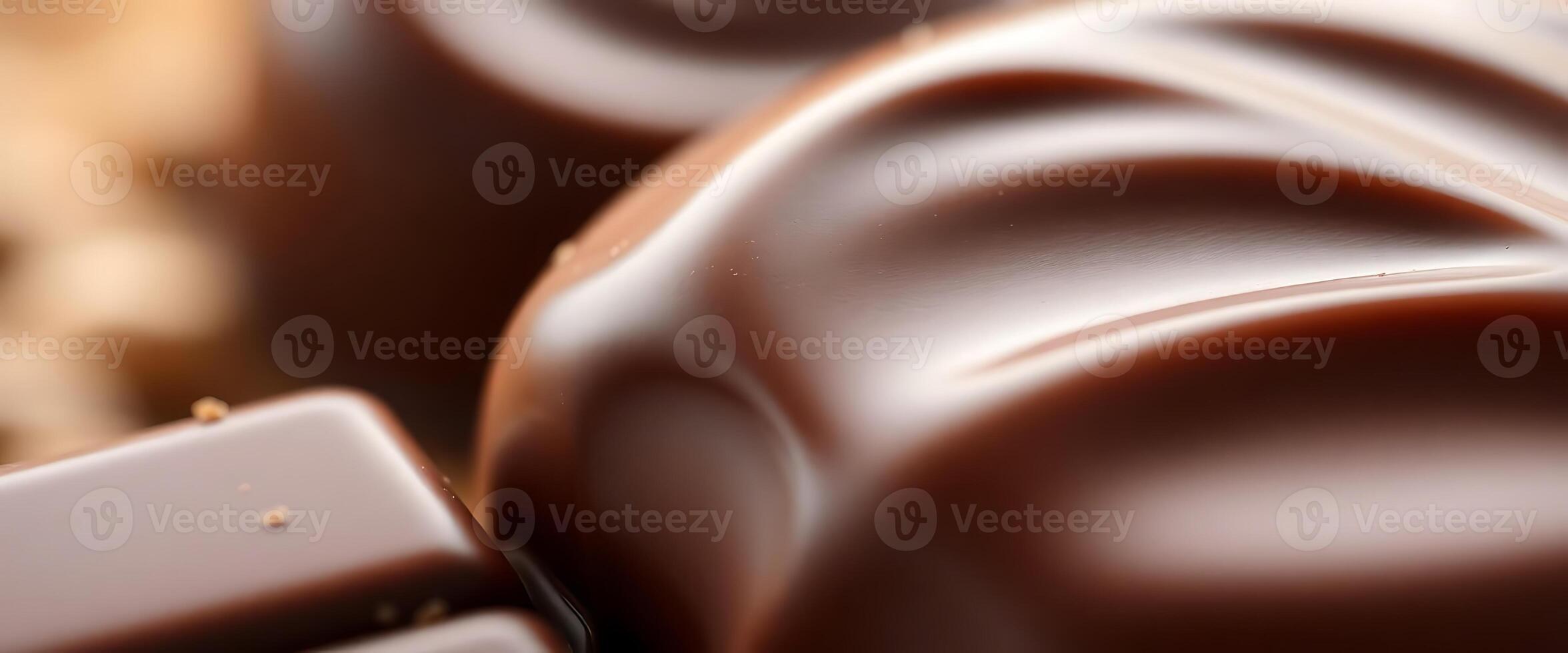 close up of a chocolate bar with a bite taken out of it photo