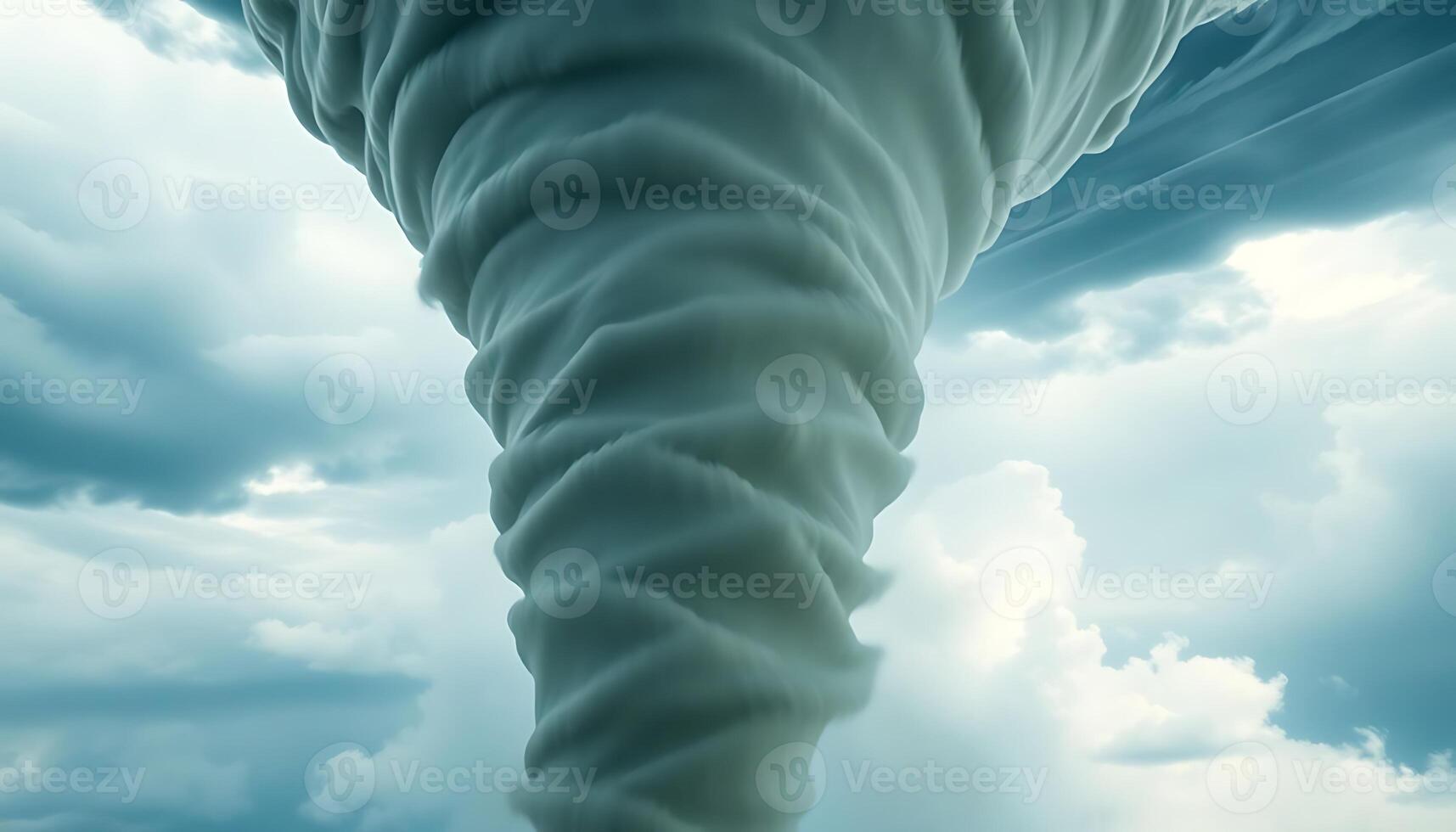very tall tornado shaped cloud in the sky photo
