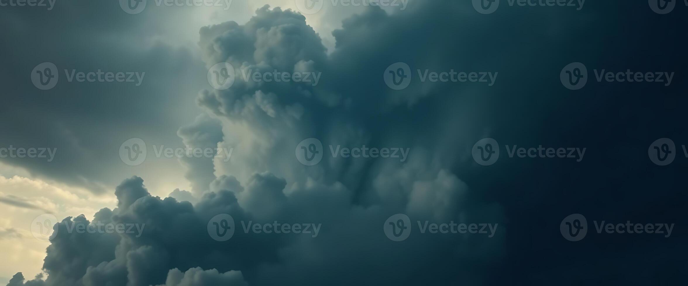 large cloud of dark clouds in the sky photo