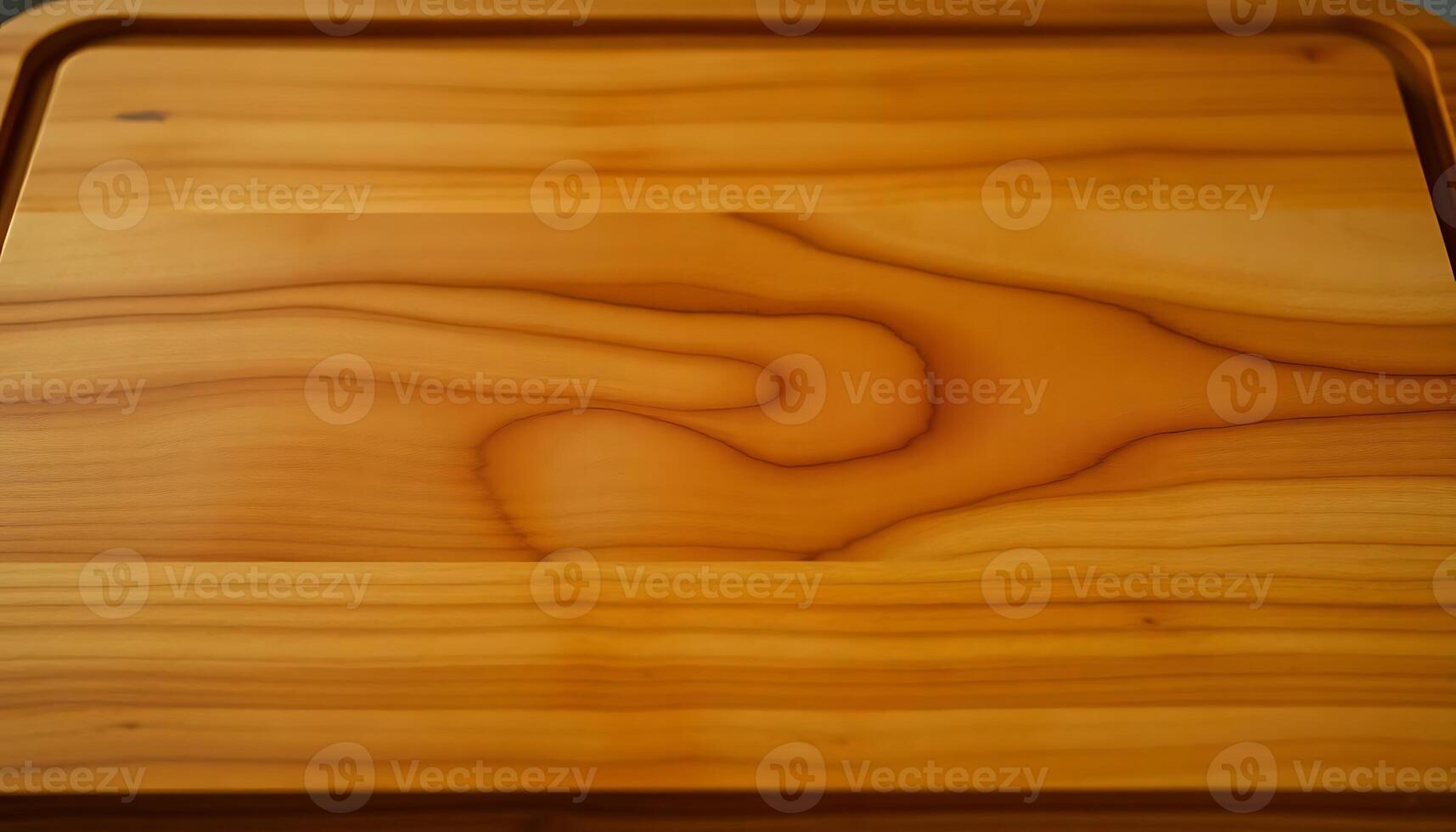 close up of a wooden cutting board photo