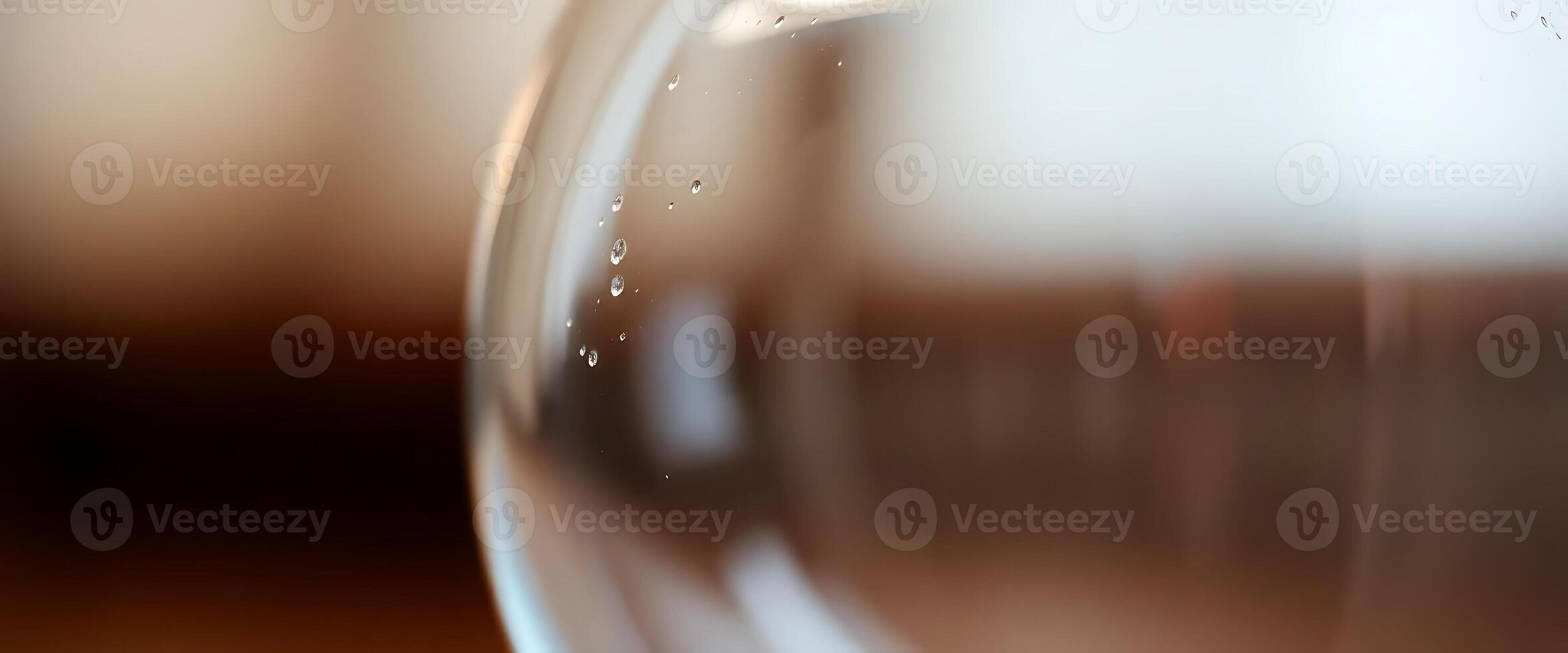 close up of a wine glass with water in it photo