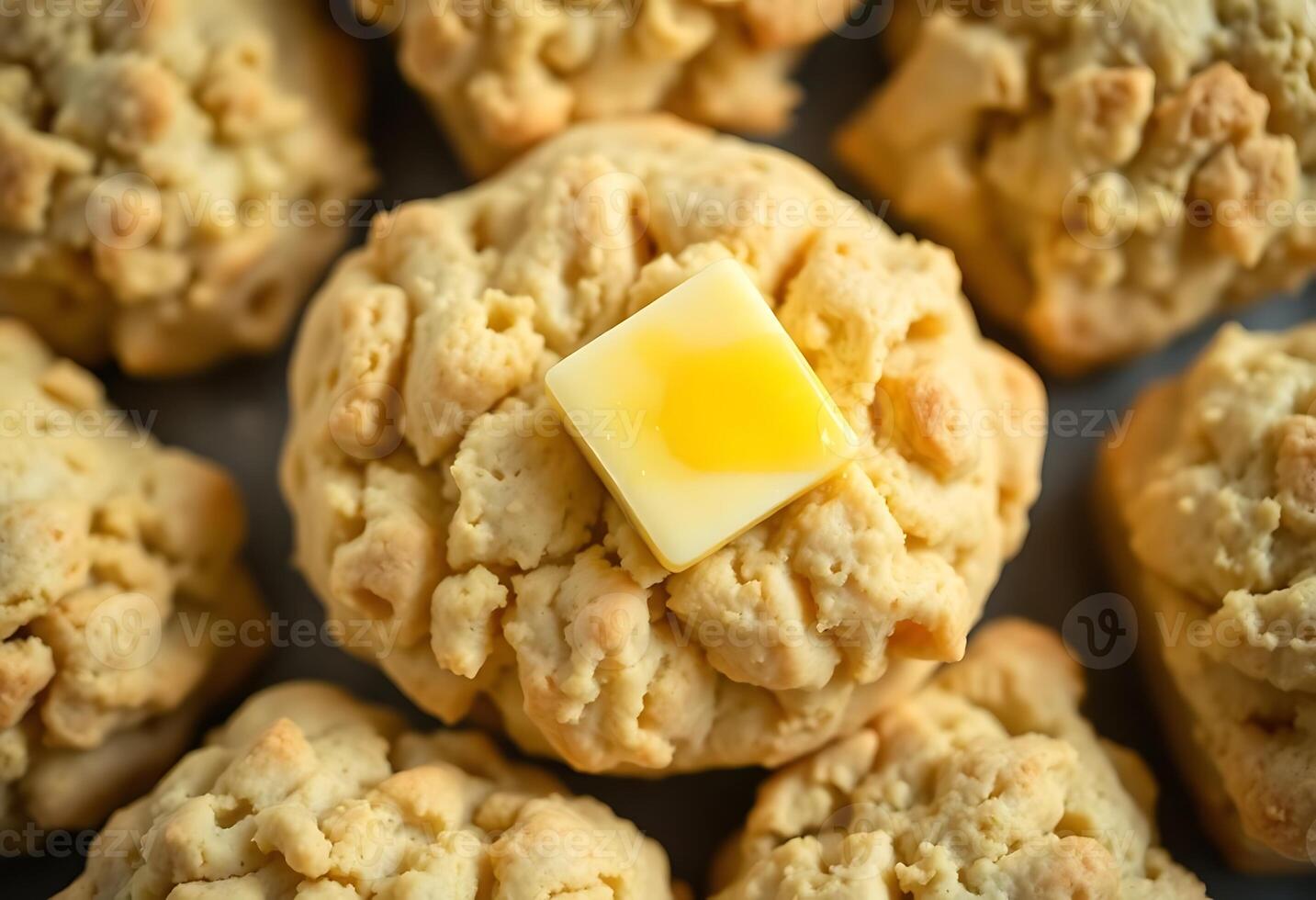 pile of cookies with a bite taken out of it photo