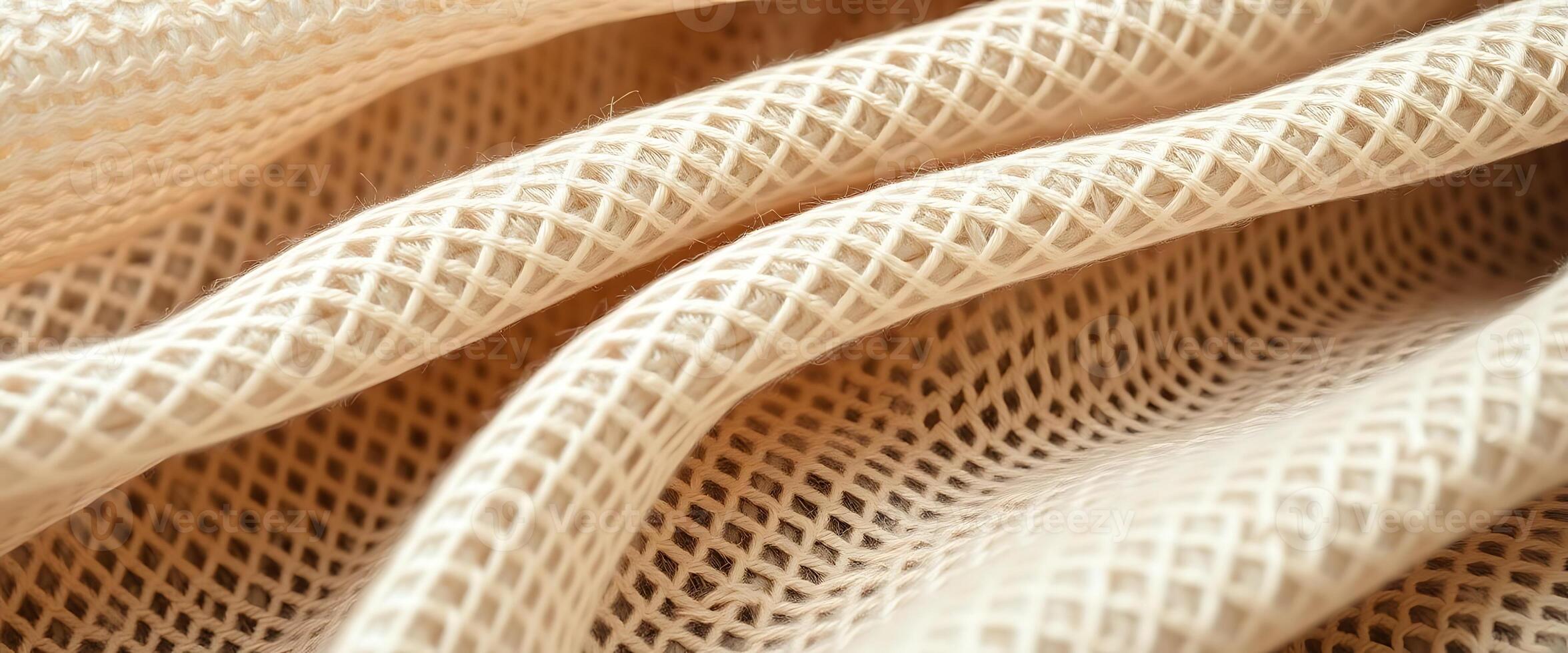 A close up of a white fabric with a pattern photo