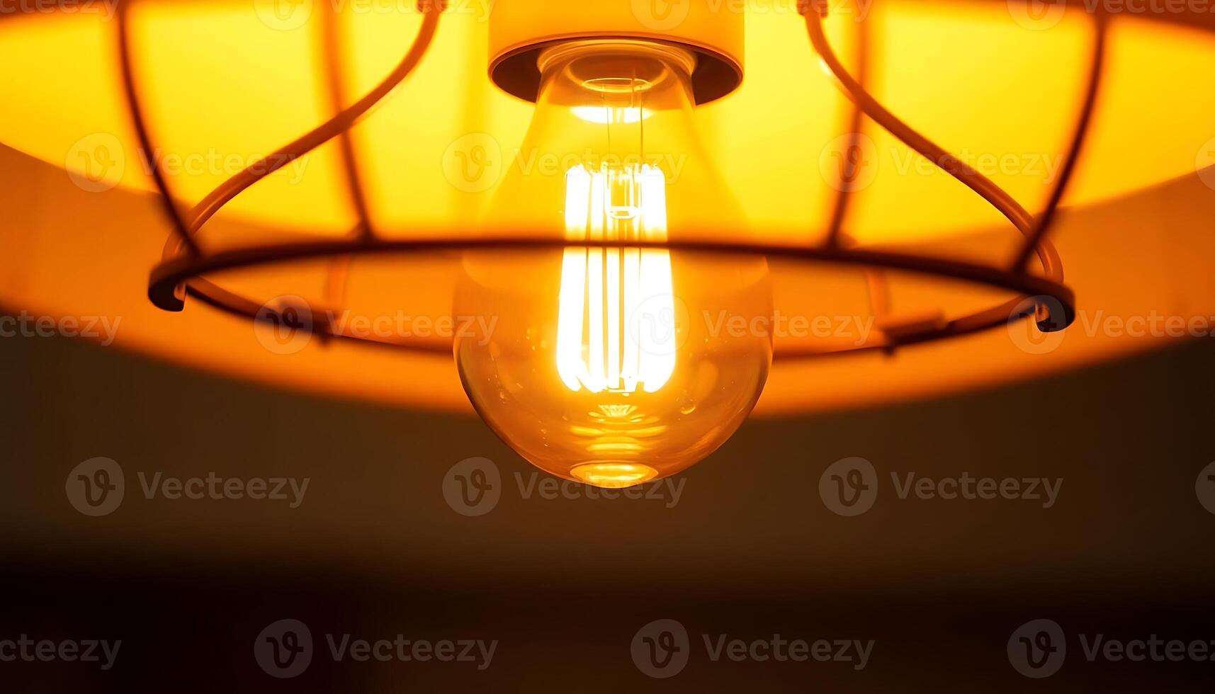 light bulb hanging from a ceiling fixture photo