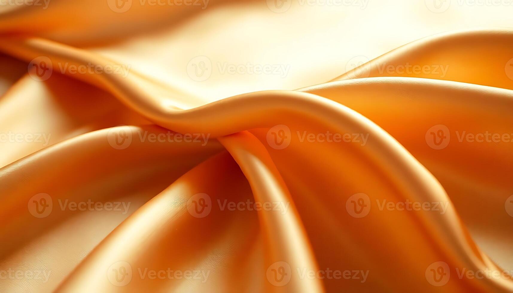 close up of an orange satin fabric photo