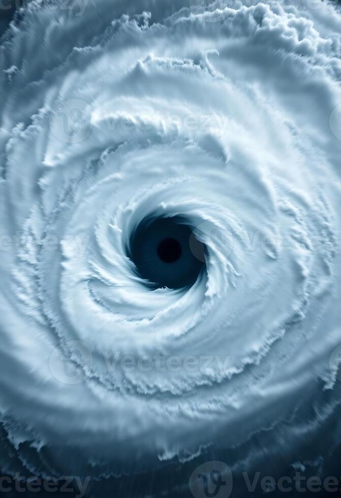 image of a vortex of clouds in the sky photo