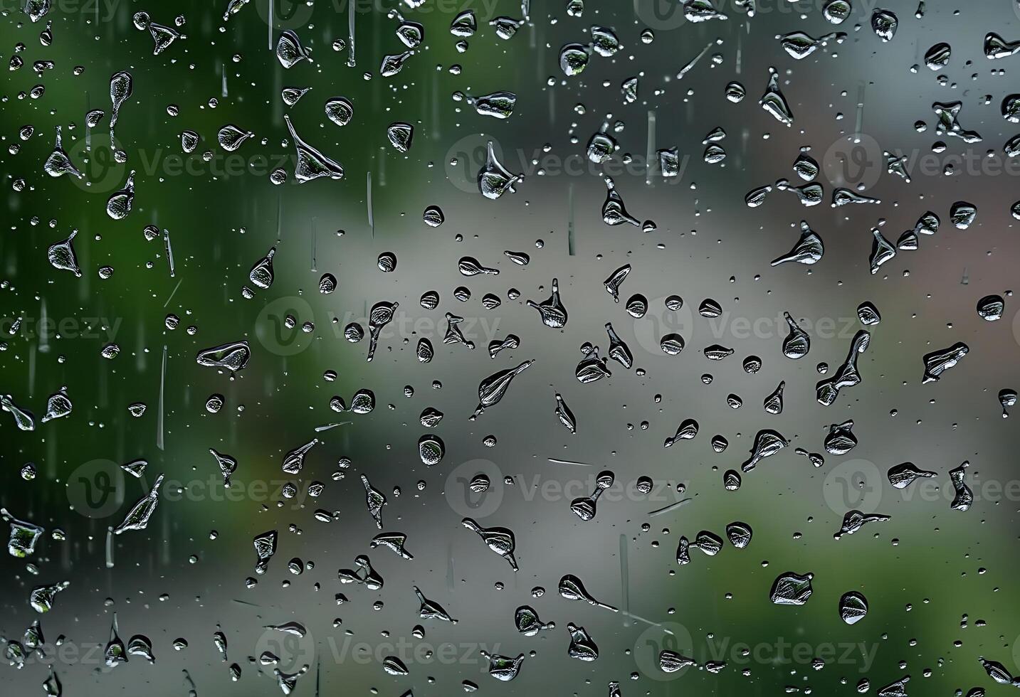 Raindrops on a window photo