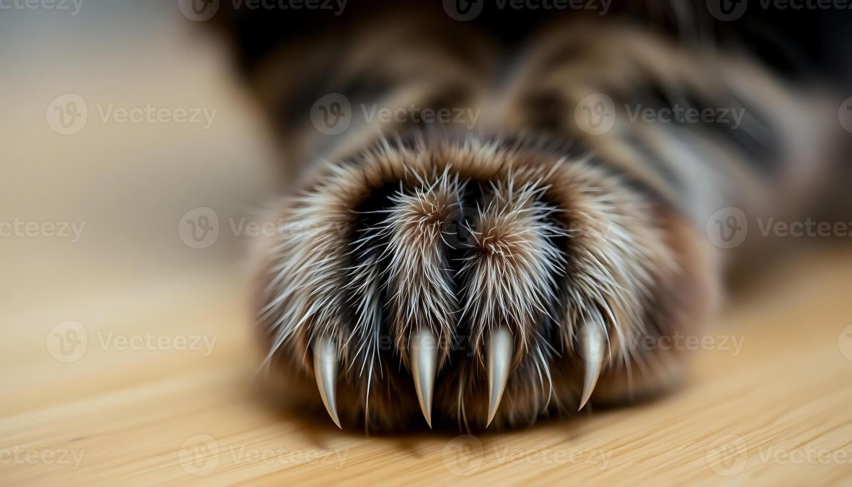 A close up of a cat's claws photo