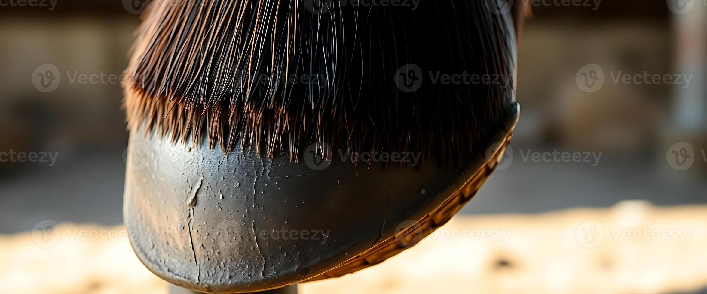 close up of a horse's bridle on a sunny day photo