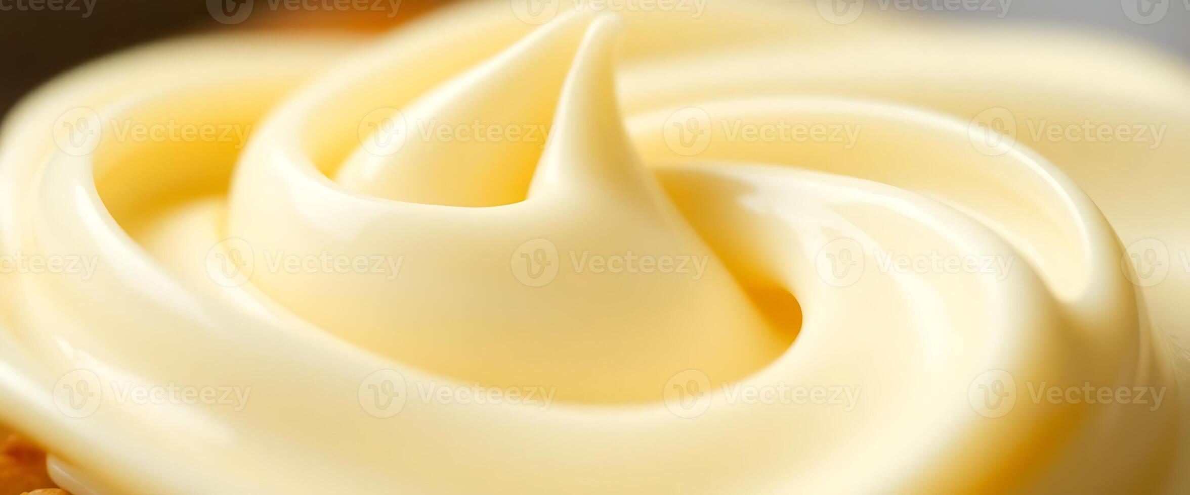A close up of a frosted cupcake photo