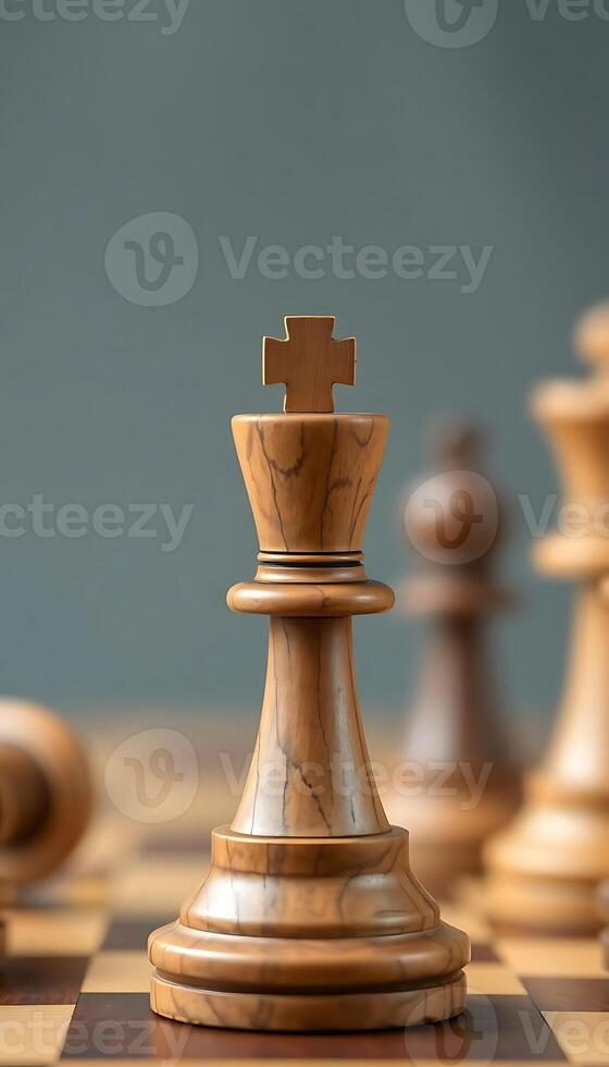 close up of a chess board with pieces on it photo