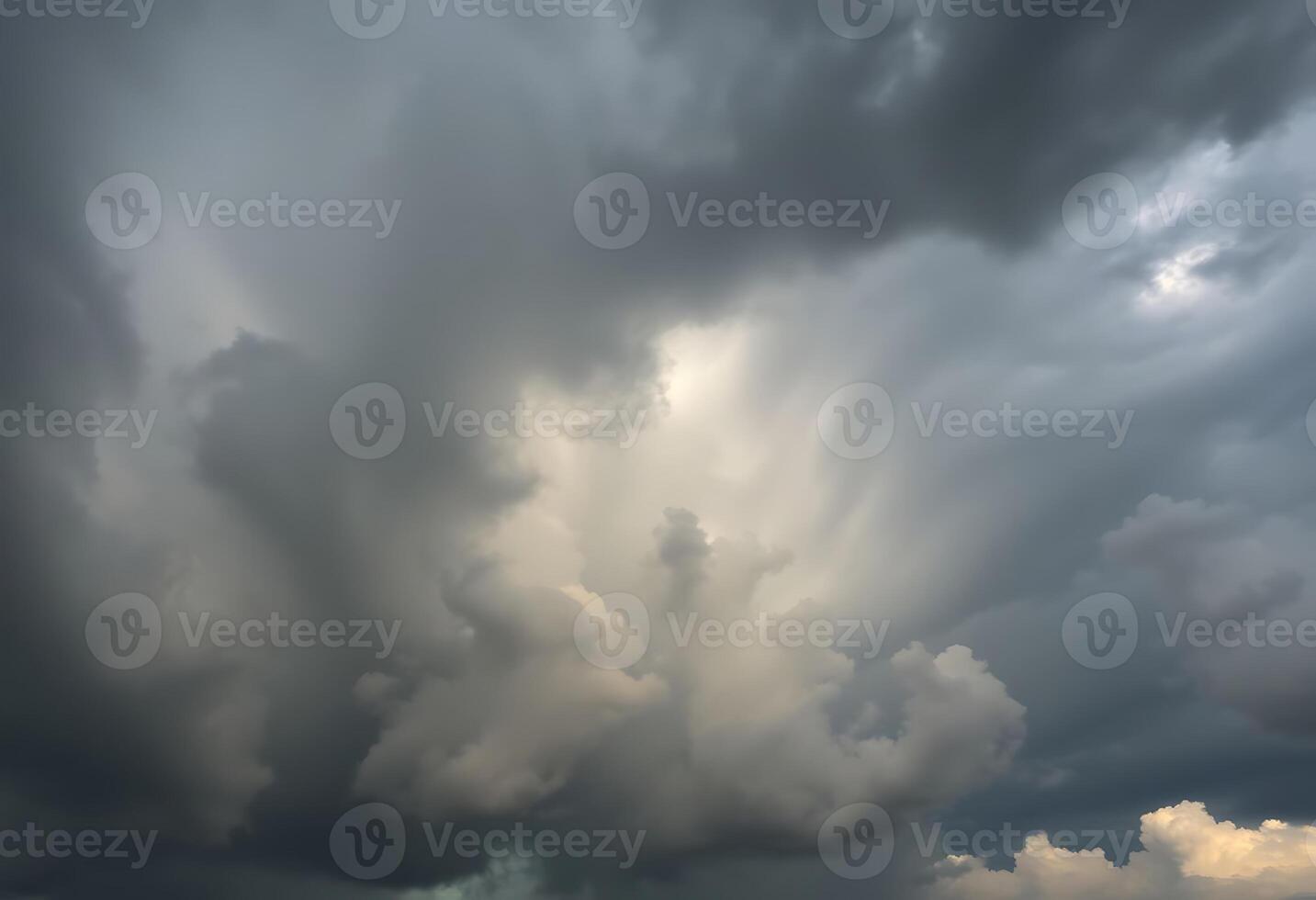 A large storm cloud is seen in the sky photo