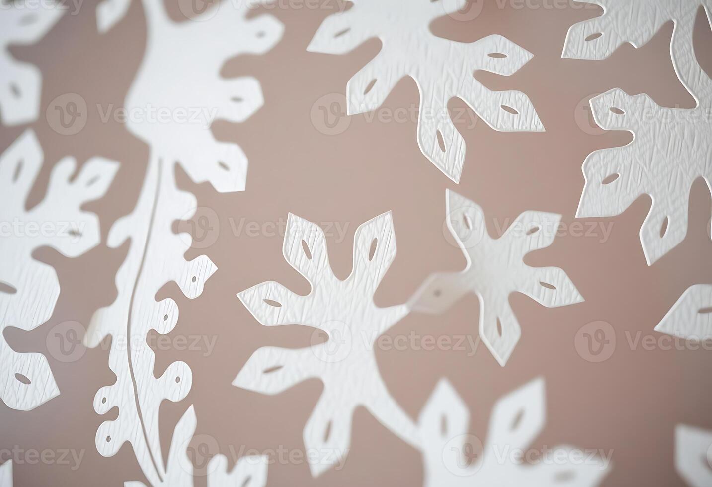 A close up of a paper snowflake photo