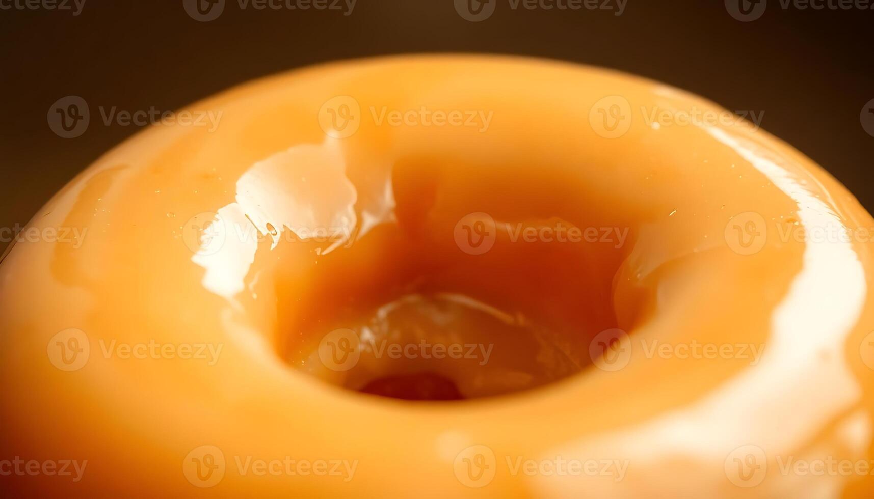 A close up of a donut with a hole in it photo