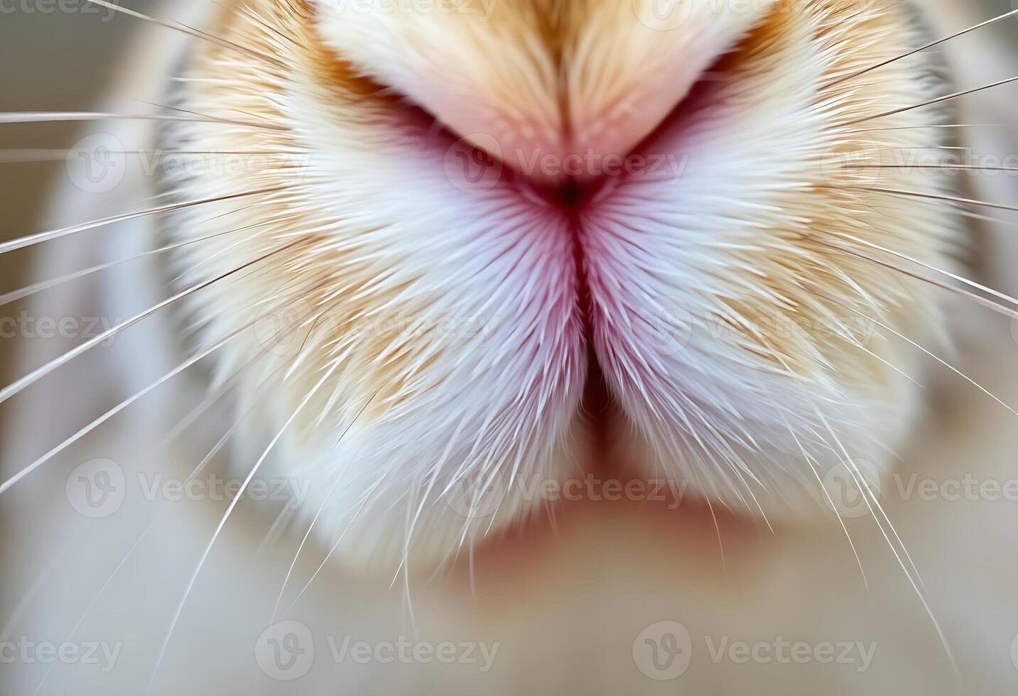 Close up of a rabbit's nose photo
