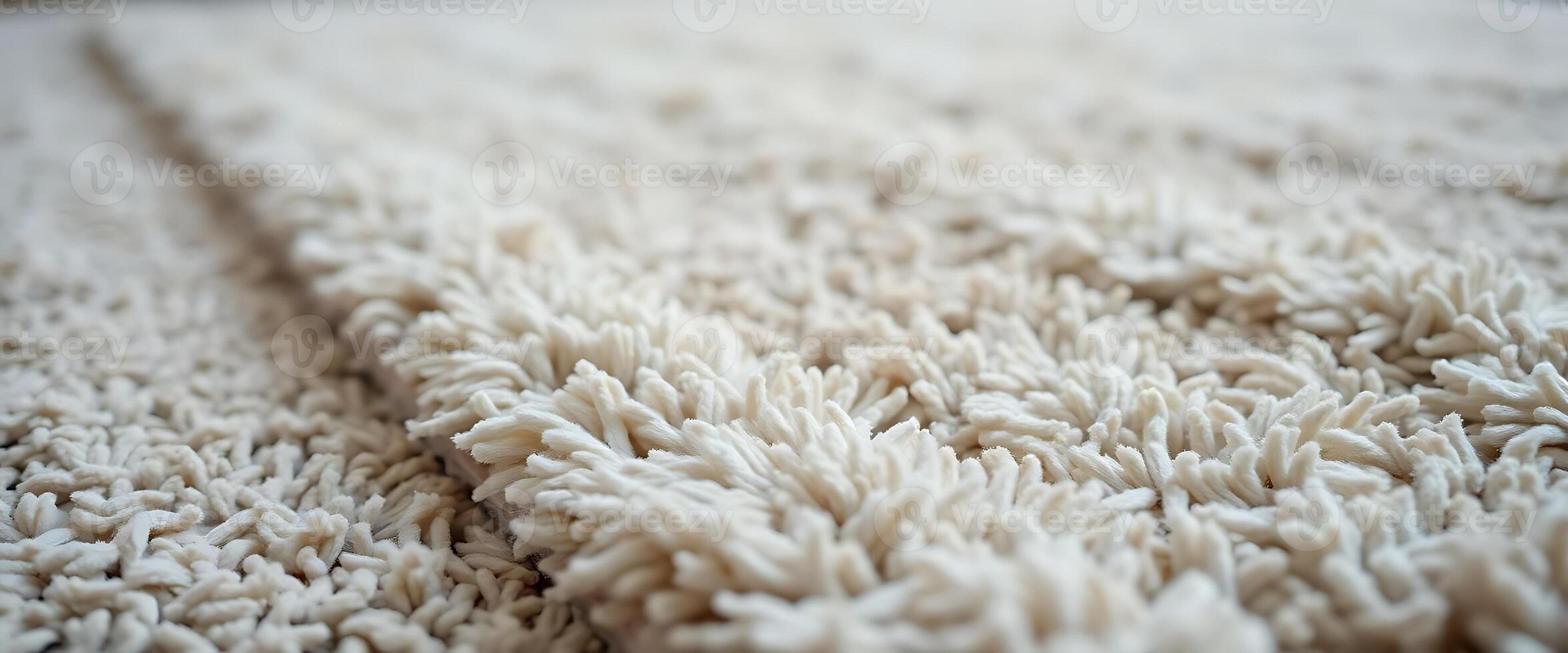close up of a white rug on a bed photo