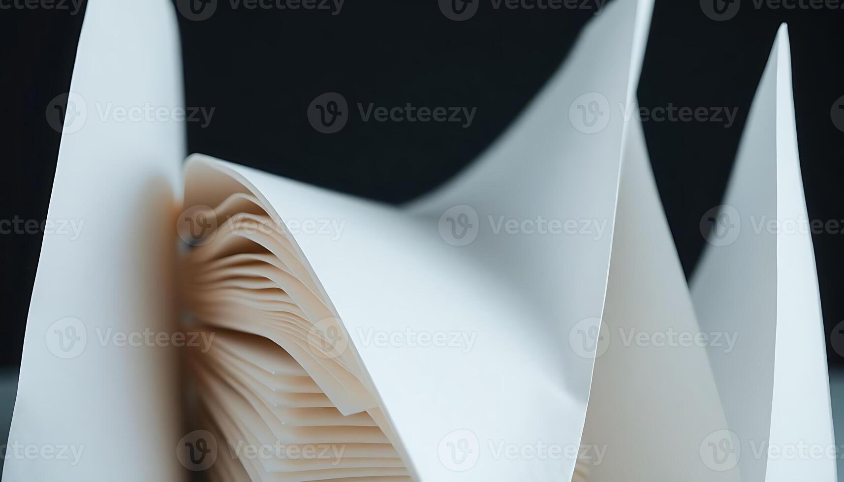 close up of a folded piece of paper photo