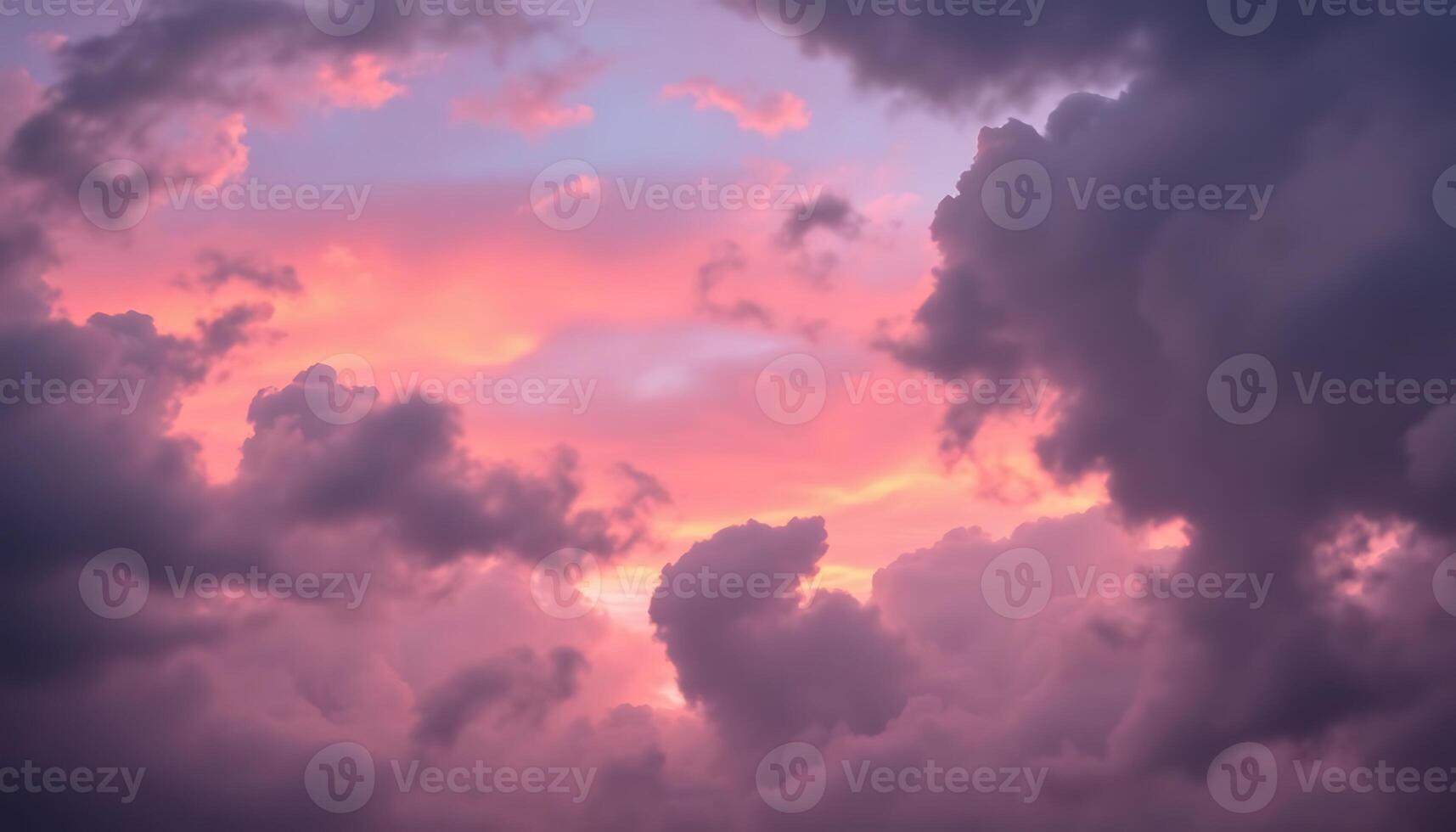 pink and blue sky with clouds in the background photo