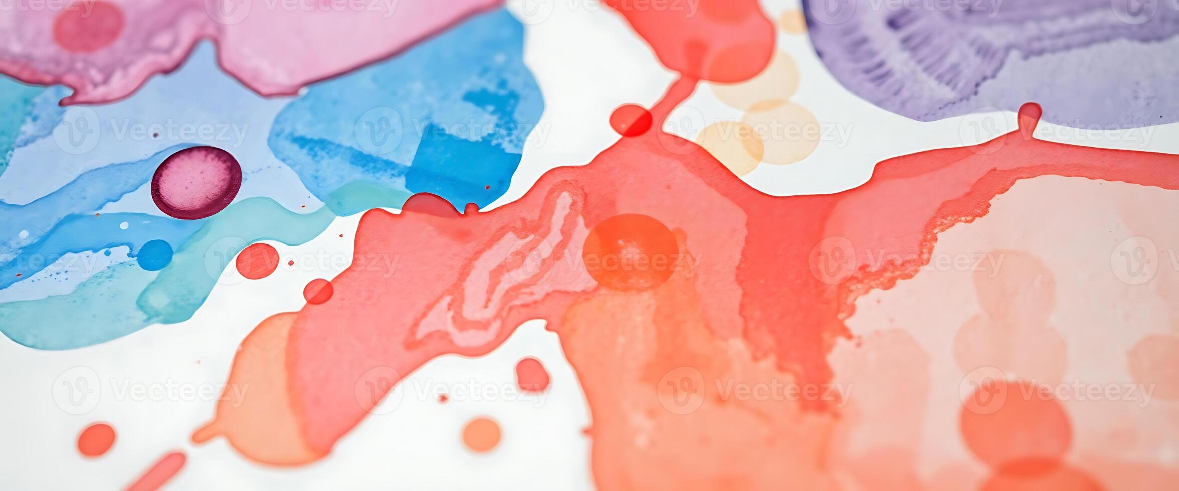 close up of a painting with different colors photo
